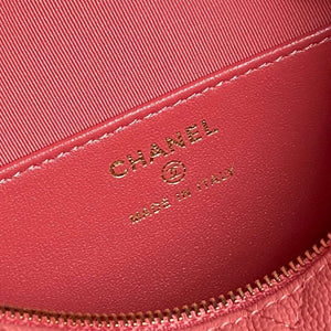 Chanel 25C AP4386 Hobo Grained Calfskin & Gold-Tone Metal Pink - Default Title - View 8