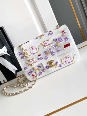 Chanel 25C Mini Flap Bag 20cm A69900 Super flash gradient sequin bag AS1116 - Default Title - View 1
