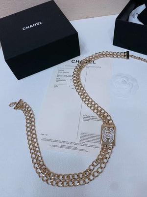 Chanel 25S Chain Belt Metal and Resin Black and White AA0901 - '--Please Select-- - View 6