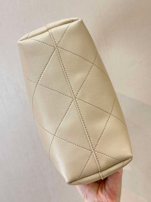 Chanel 25SS AS5403 Hobo Handbag Shiny Lambskin & Gold-Tone Metal Apricot - Default Title - View 9
