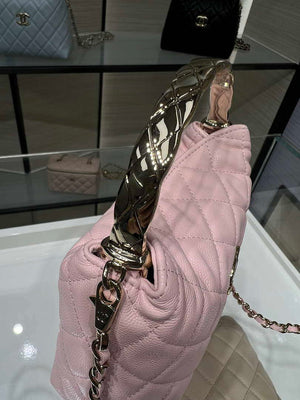 Chanel 25SS Crush With handle box Bag Lambskin AP4591 Pink - Default Title - View 7
