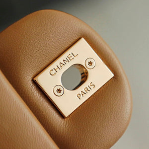 Chanel 26K Flap Classic 11.12 Handbag A01112 Lambskin Tan - Default Title - View 8