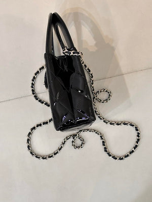 Chanel 26S AS4416 Mini Shopping Bag Mirror Calfskin Black - Default Title - View 8