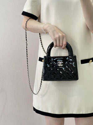 Chanel 26S AS4416 Mini Shopping Bag Mirror Calfskin Black - Default Title - View 13