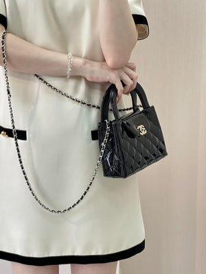 Chanel 26S AS4416 Mini Shopping Bag Mirror Calfskin Black - Default Title - View 15
