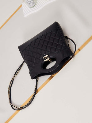 Chanel 31 mini Shopping Chain Lambskin leather AS4133 Bag Black - Default Title - View 6