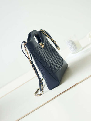 Chanel 31 mini Shopping Chain Lambskin leather AS4133 Bag Navy Blue - Default Title - View 3