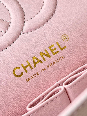 Chanel A01112 Flap Classic 11.12 Handbag Calfskin Gold Light Pink - Default Title - View 14
