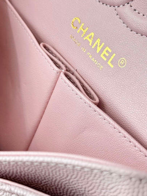 Chanel A01112 Flap Classic 11.12 Handbag Calfskin Gold Light Pink - Default Title - View 16