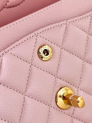 Chanel A01112 Flap Classic 11.12 Handbag Calfskin Gold Light Pink - Default Title - View 17
