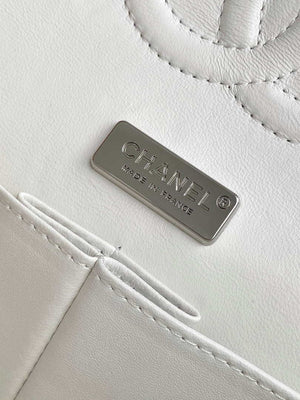 Chanel A01112 Flap Classic 11.12 Handbag Silver and sequined beads - Default Title - View 9