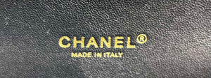 Chanel A01112 Flap Classic Handbag Woolen & Gold-Tone Metal Black - Default Title - View 8