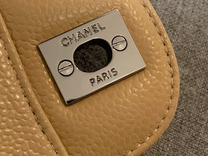 Chanel A01112 Flap Handbag Classic bag Grained shiny Calfskin gold Tan - Default Title - View 8