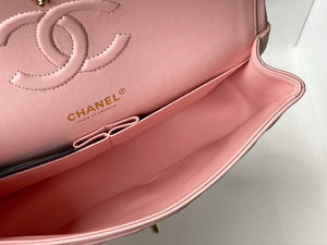 Chanel A01112 Flap Handbag Classic bag Grained shiny Calfskin gold Pink - Default Title - View 4