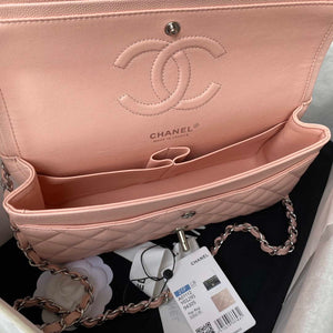 Chanel A01112 Flap Handbag Classic bag Grained shiny Calfskin Pink Silver - Default Title - View 6