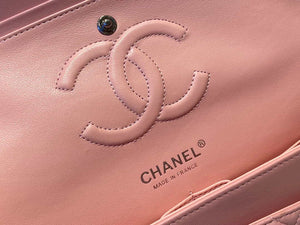Chanel A01112 Flap Handbag Classic Bag Lambskin Pink Silver - Default Title - View 8