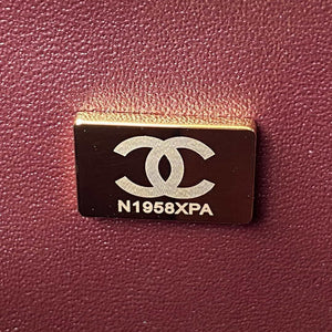 Chanel A01113 Flap Handbag Classic Bag Black Lambskin Gold - Default Title - View 9