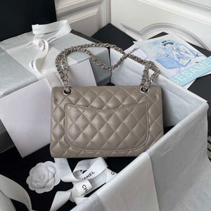 Chanel A01113 Flap Handbag Classic Bag Lambskin Light Gray Silver - Default Title - View 2