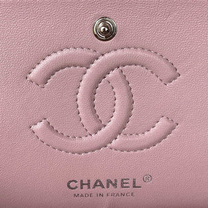 Chanel A01113 Flap Handbag Classic Bag Lambskin Light Pink Silver - Default Title - View 8