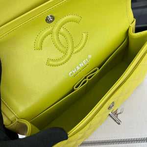 Chanel A01117 Flap Handbag Classic Bag Lemon Yellow Lambskin - Gold - View 17