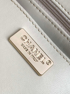 Chanel A09888 25C Evening Pink & white sequin mini AS4561 limited edition Lambskin - Default Title - View 9