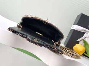 Chanel A09888 25C Evening sequin mini AS4561 limited edition gold and Black - Default Title - View 8