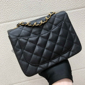 Chanel A35200 Mini Flap Bag 17cm Grained Calfskin Black Gold - Default Title - View 2
