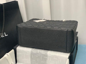 Chanel A50995 Matelasse GST Chain Tote bag caviar Calfskin leather Black Silver - Default Title - View 6
