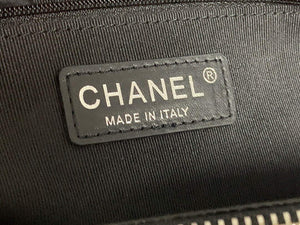Chanel A50995 Matelasse GST Chain Tote bag caviar Calfskin leather Black Silver - Default Title - View 9