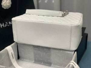 Chanel A50995 Matelasse GST Chain Tote bag caviar Calfskin leather White Silver - Default Title - View 6