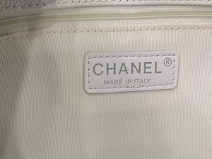 Chanel A50995 Matelasse GST Chain Tote bag caviar Calfskin leather White Silver - Default Title - View 9