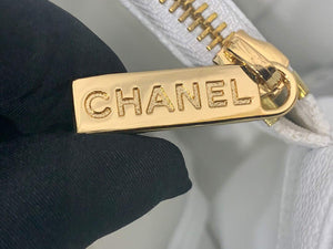 Chanel A50995 Matelasse GST Chain Tote bag caviar Calfskin leather White Gold - Default Title - View 8