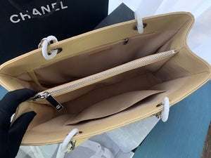 Chanel A50995 Matelasse GST Chain Tote bag caviar Calfskin leather Yellow Silver - Default Title - View 6