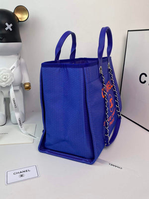 Chanel A66941 Large Shopping Bag A93786 Clothing Blue - Default Title - View 6