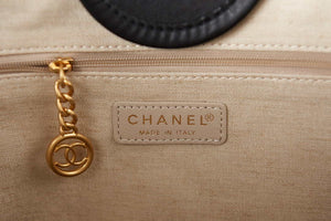 Chanel A66941 Large Shopping Bag Calfskin Black - Default Title - View 8