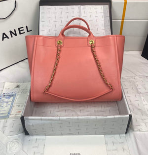 Chanel A66941 Large Shopping Tote Bag Calfskin Pink - Default Title - View 2