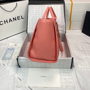Chanel A66941 Large Shopping Tote Bag Calfskin Pink - Default Title - View 3