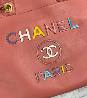 Chanel A66941 Large Shopping Tote Bag Calfskin Pink - Default Title - View 5
