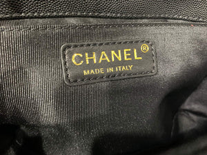 Chanel A67086 Boy Handbag Black Leather Gold - Default Title - View 8