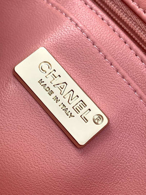 Chanel A69900 24K Mini Flap Sequin Series CF AS1116 Silver Pink - Default Title - View 9