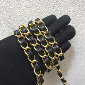 Chanel A69900 Mini Flap Bag Grained Calfskin Black Gold - Default Title - View 2
