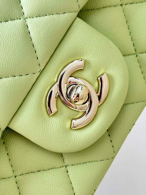 Chanel A69900 Mini Flap Bag Lambskin AS1116 Light Green - Default Title - View 5