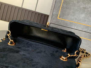 Chanel A69900 Mini Flap Bag Suede leather AS1116 Black - Default Title - View 8