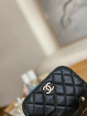 Chanel A81215 Mini messenger bag with Handle Black - Default Title - View 4