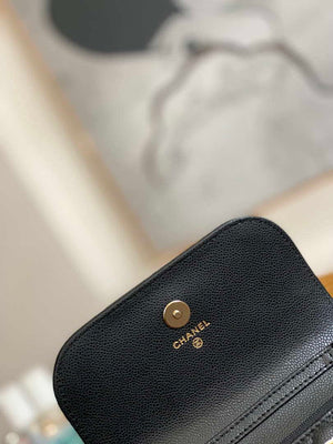 Chanel A81215 Mini messenger bag with Handle Black - Default Title - View 7