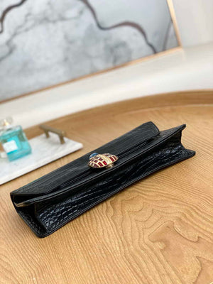 Chanel A86015 Clutch evening bag Crocodile Black - Default Title - View 4