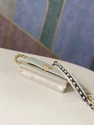 Chanel A86092 WOC Chain Wallet Bag Lambskin White - Default Title - View 8