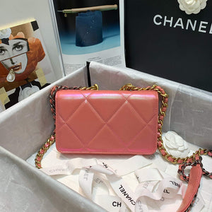 Chanel A86092 WOC 19 Chain Wallet Bag Lambskin Pink - Default Title - View 2