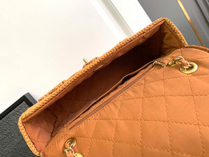 Chanel A88809 Flap Bag Gold-Tone Metal Macaroon Khaki - Mini size: 19.5 cm - View 8