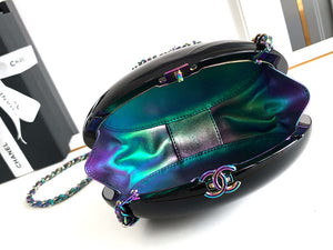 Chanel A88991 Evening Colorful tassel Chain Fringe CC Oval Minaudiere - Default Title - View 8